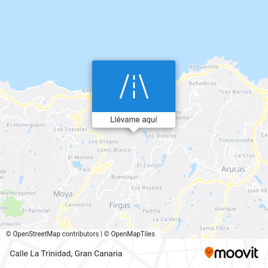 Mapa Calle La Trinidad