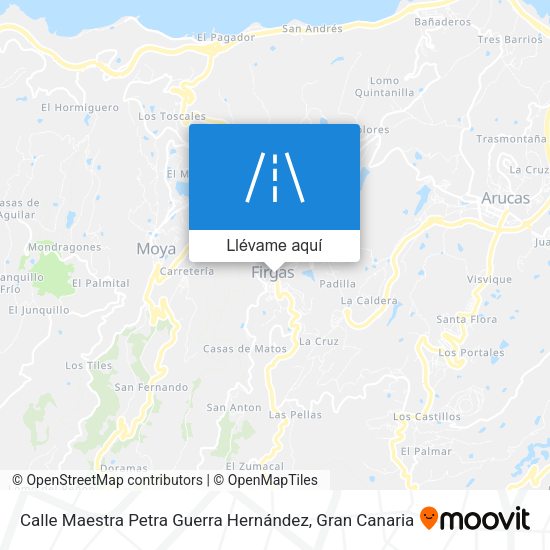 Mapa Calle Maestra Petra Guerra Hernández