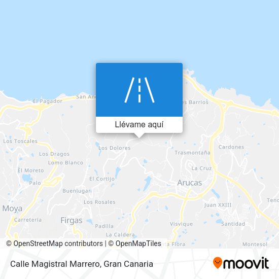 Mapa Calle Magistral Marrero