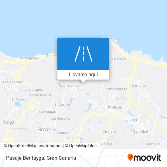 Mapa Pasaje Bentayga