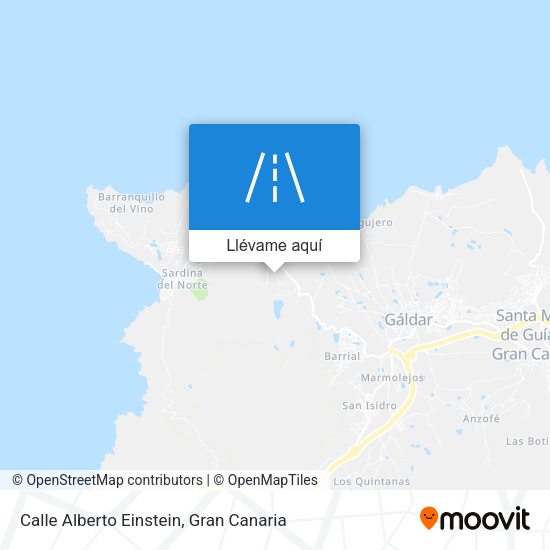 Mapa Calle Alberto Einstein