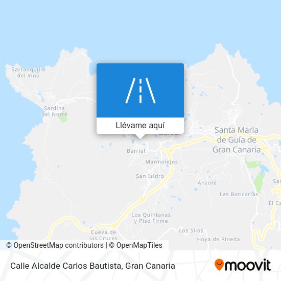 Mapa Calle Alcalde Carlos Bautista