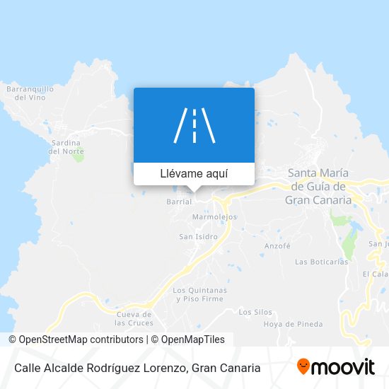 Mapa Calle Alcalde Rodríguez Lorenzo