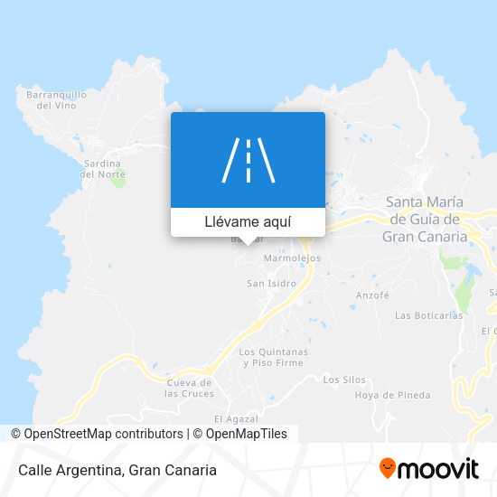Mapa Calle Argentina