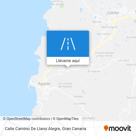Mapa Calle Camino De Llano Alegre