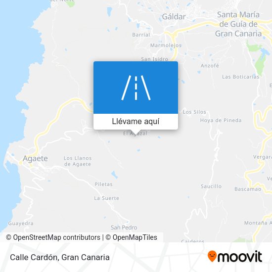 Mapa Calle Cardón