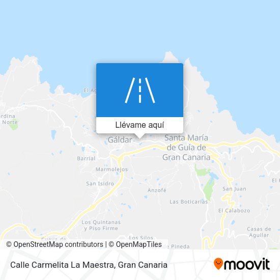 Mapa Calle Carmelita La Maestra