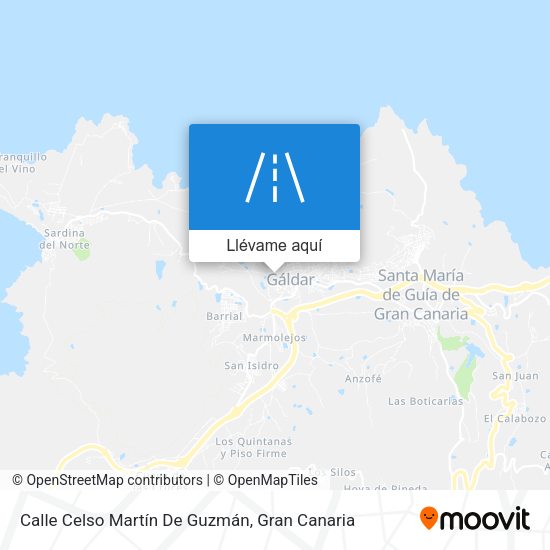 Mapa Calle Celso Martín De Guzmán