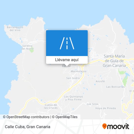 Mapa Calle Cuba