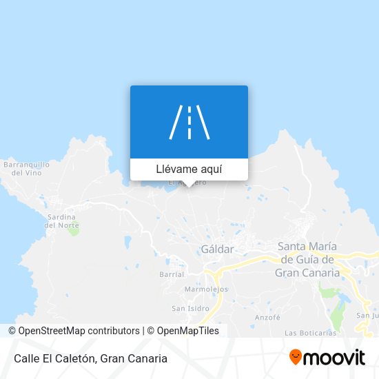 Mapa Calle El Caletón