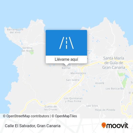Mapa Calle El Salvador
