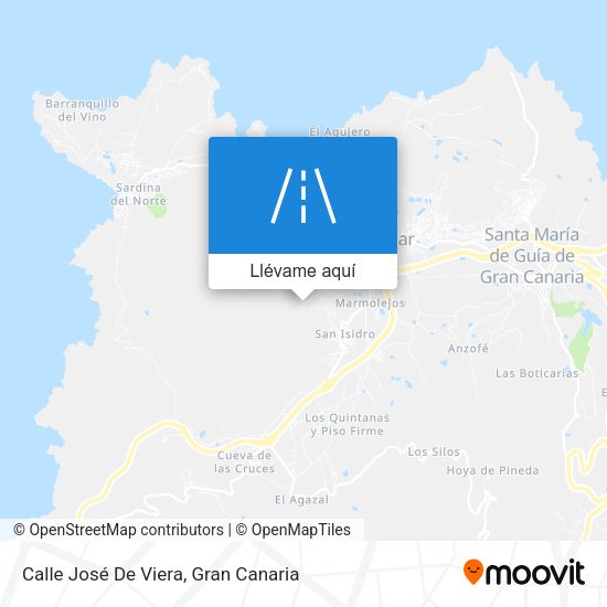 Mapa Calle José De Viera