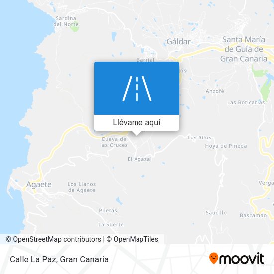 Mapa Calle La Paz