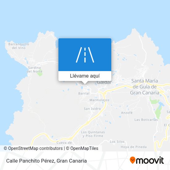 Mapa Calle Panchito Pérez