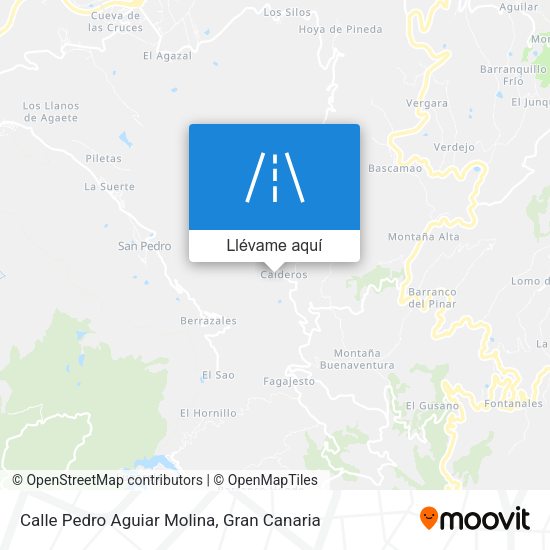 Mapa Calle Pedro Aguiar Molina