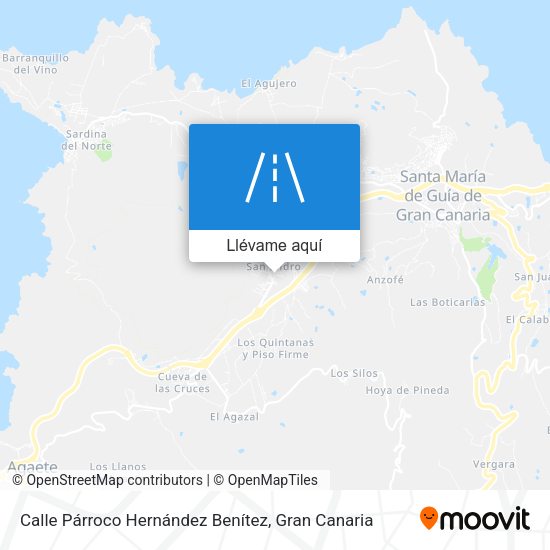 Mapa Calle Párroco Hernández Benítez