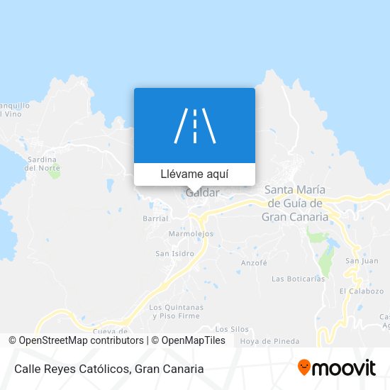Mapa Calle Reyes Católicos