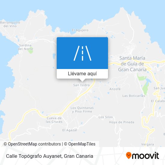Mapa Calle Topógrafo Auyanet
