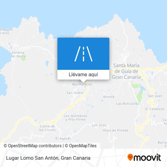 Mapa Lugar Lomo San Antón