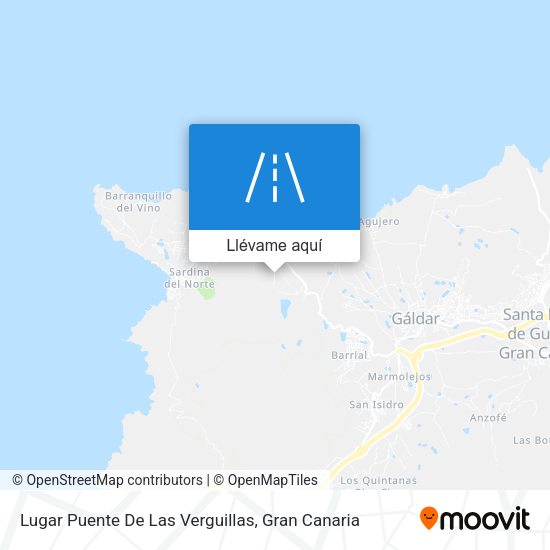 Mapa Lugar Puente De Las Verguillas