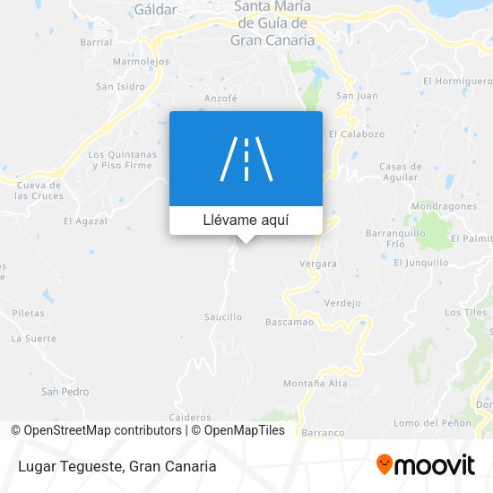 Mapa Lugar Tegueste