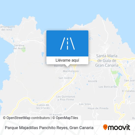 Mapa Parque Majadillas Panchito Reyes