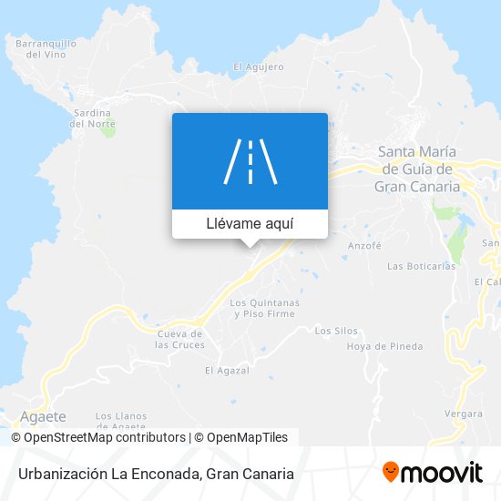 Mapa Urbanización La Enconada