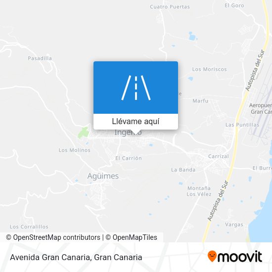 Mapa Avenida Gran Canaria