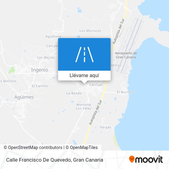 Mapa Calle  Francisco De Quevedo
