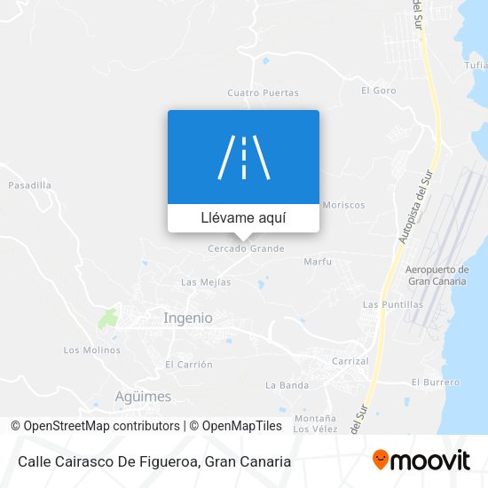 Mapa Calle Cairasco De Figueroa