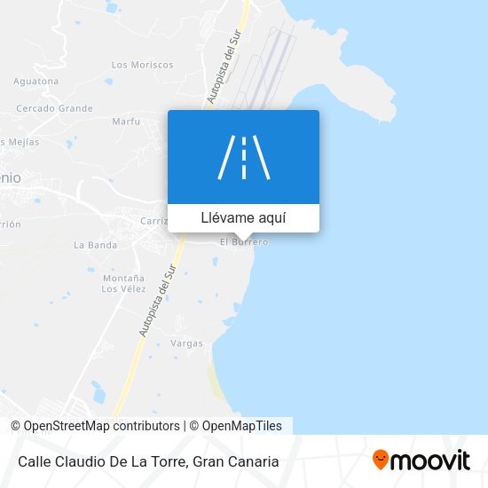 Mapa Calle Claudio De La Torre