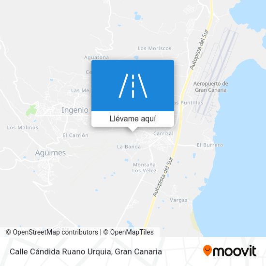 Mapa Calle Cándida Ruano Urquia