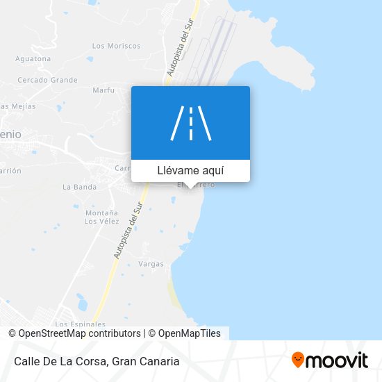 Mapa Calle De La Corsa
