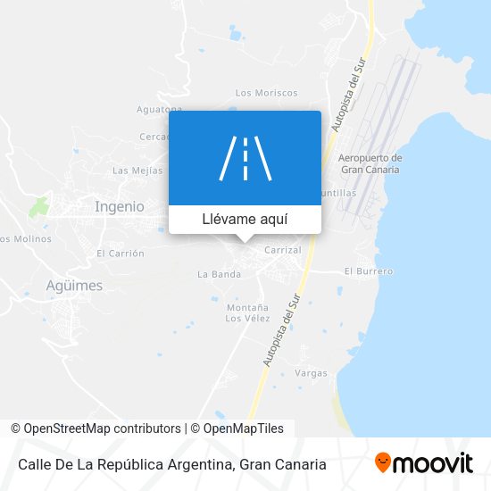 Mapa Calle De La República Argentina
