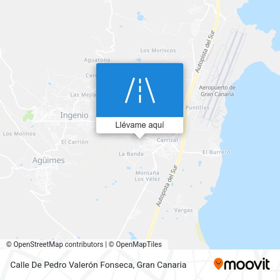 Mapa Calle De Pedro Valerón Fonseca