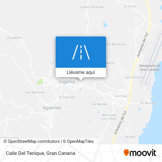 Mapa Calle Del Tenique