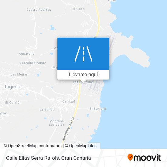Mapa Calle Elías Serra Rafols