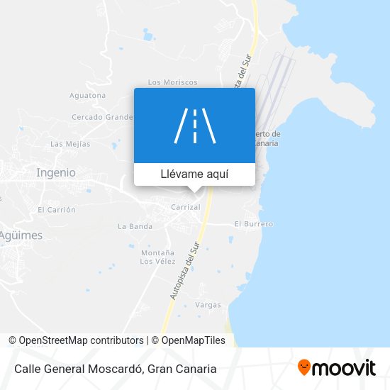 Mapa Calle General Moscardó
