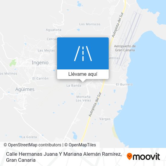 Mapa Calle Hermanas Juana Y Mariana Alemán Ramírez