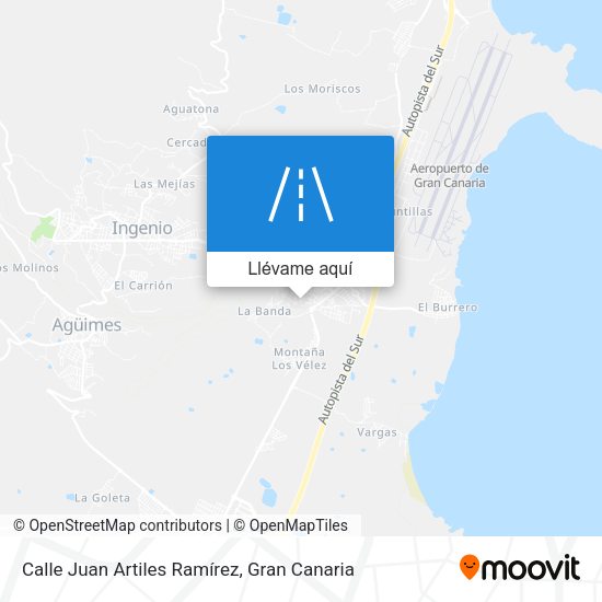 Mapa Calle Juan Artiles Ramírez