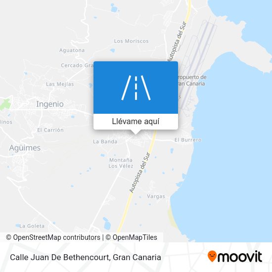 Mapa Calle Juan De Bethencourt