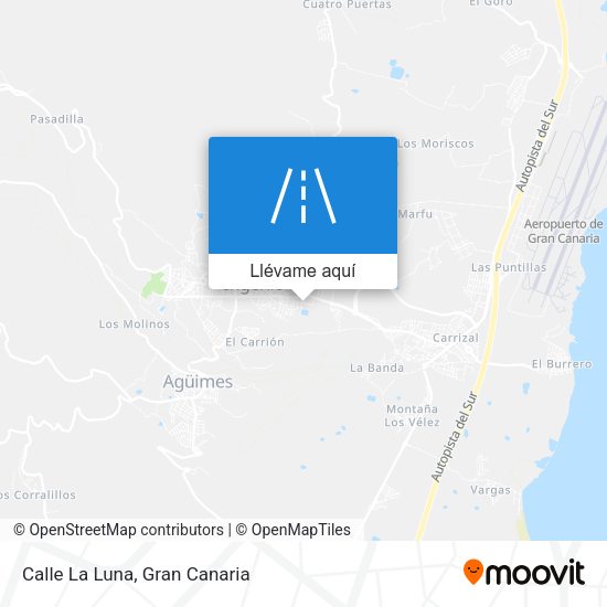 Mapa Calle La Luna