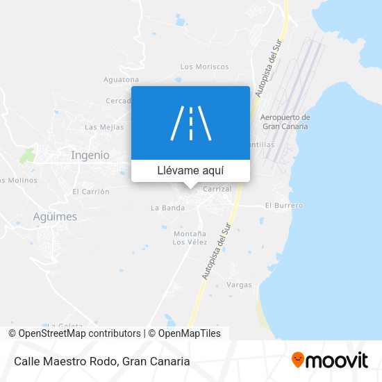 Mapa Calle Maestro Rodo
