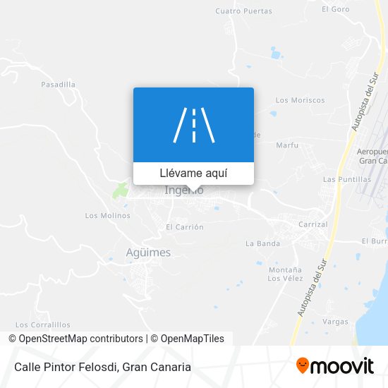 Mapa Calle Pintor Felosdi