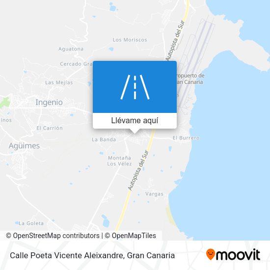 Mapa Calle Poeta Vicente Aleixandre