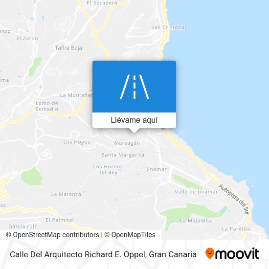 Mapa Calle Del Arquitecto Richard E. Oppel