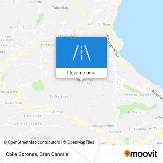 Mapa Calle Garonas