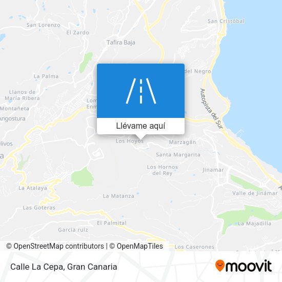 Mapa Calle La Cepa