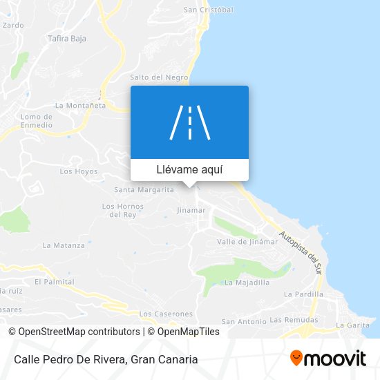 Mapa Calle Pedro De Rivera