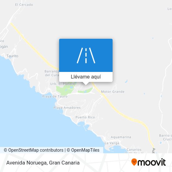 Mapa Avenida Noruega